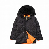 Аляска "Slim Fit N-3B" Black/Orange/Alpha Ind