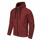 Толстовка CovertTactical Hoodie (FullZip) Melange Red /Helikon-Tex