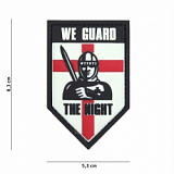Патчи 3D PVC We guard the night  white/101 INC PRO-LINE