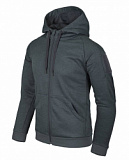 Толстовка UrbanTactical Hoodie  (FullZip)  Melange Black-Grey /Helikon-Tex