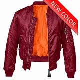 Куртка "MA 1 Jacket" Burgundy/Brandit